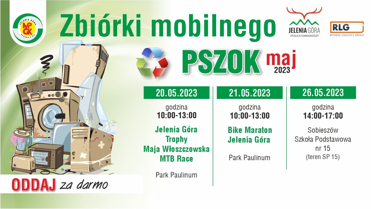 HARMONOGRAM MOBILNEGO PSZOK – MAJ