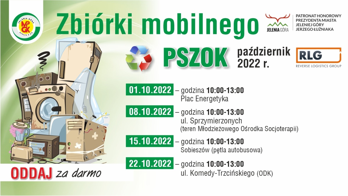 HARMONOGRAM MOBILNEGO PSZOK – październik